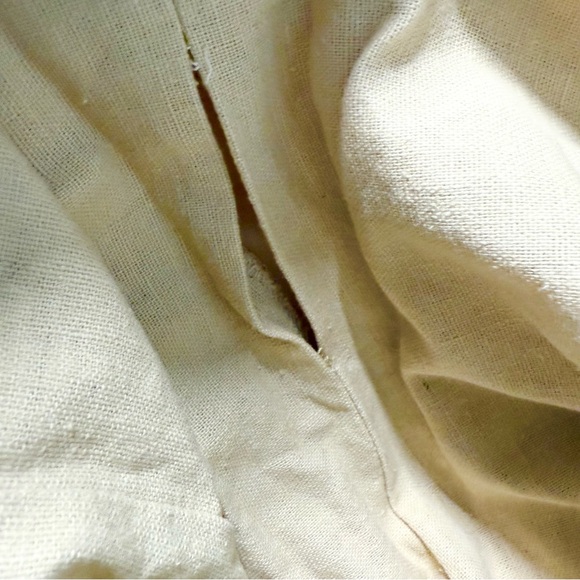 Vintage Signé Danish Boho Dress Tiered Beaded Sz L - Picture 15 of 15